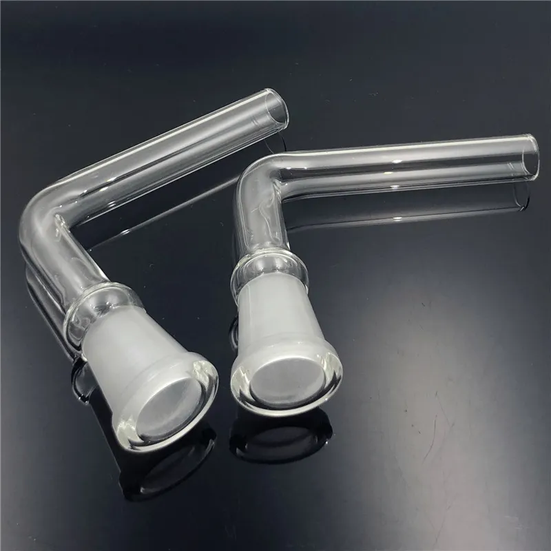 Verre Bongs Downstem Pipes Bong tige inférieure à 90 degrés pour bécher fumer pipe à eau