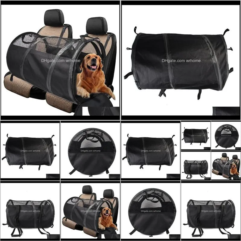 pet car bag foldable car pet mat back seat tent breathable medium and large