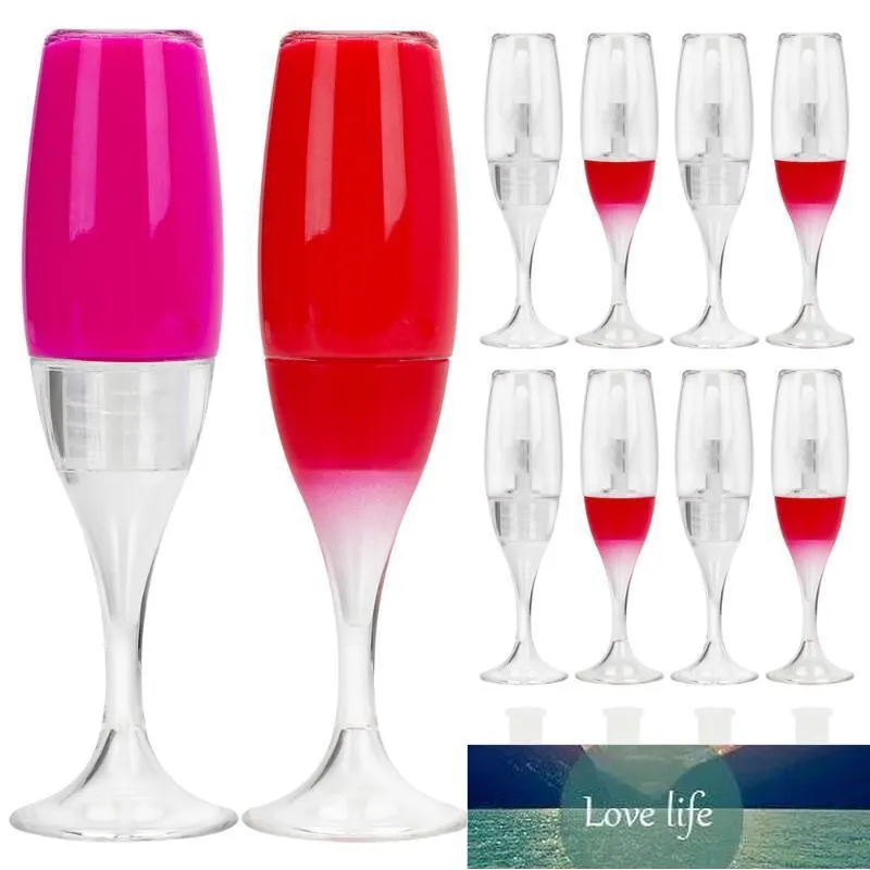 Butelki do przechowywania Słoiki 5 sztuk Pusta Lip Gloss Tube Creative Wine Glass w kształcie szkła Refillable Glaze Container Próbki Butelki Travel Bottle Cosmetics Cena fabryczna Ekspert