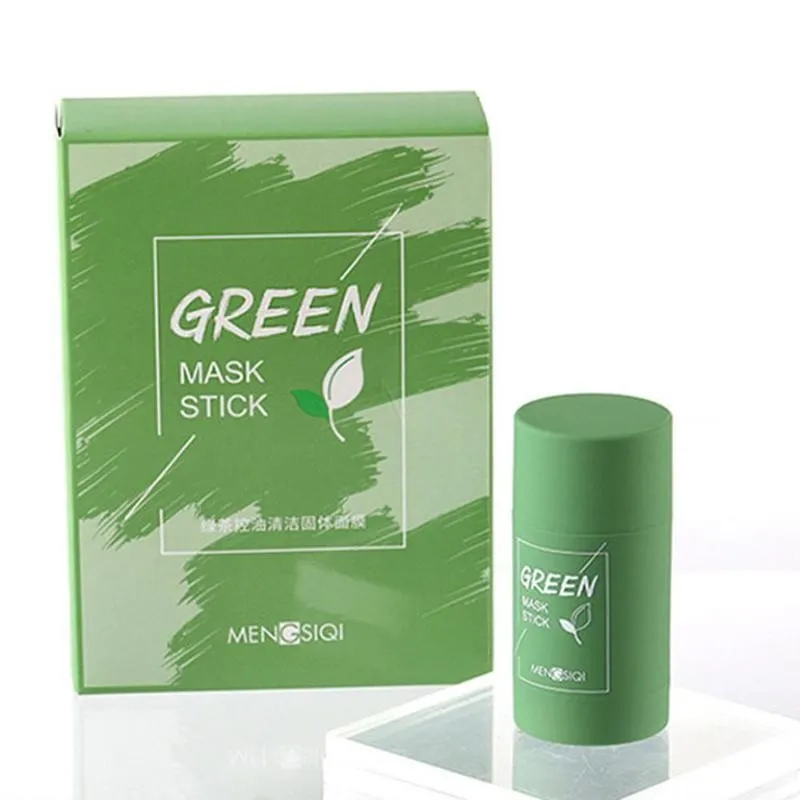 Green Mask Stick for Face, Blackhead Remover with Green Tea Extract, Green  Tea Mask Stick for Deep Pore Cleansing, Oil Controlling, Skin Brightening