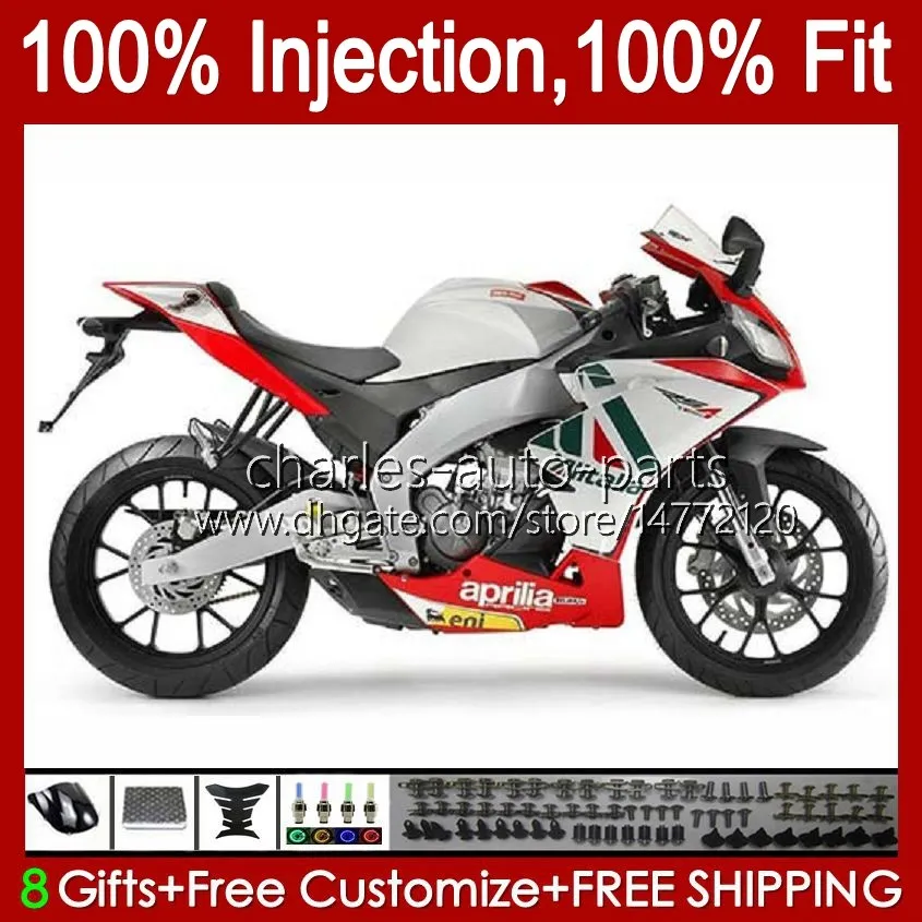 Wstrzyknięcie dla Aprilia RSV1000RR RSV1000R 2011 2012 2012 2013 2015 77HM.28 Czarny Red! RSV 1000 R RSV4 RSV1000 10 11 12 13 14 15 Zestaw do zwalczania