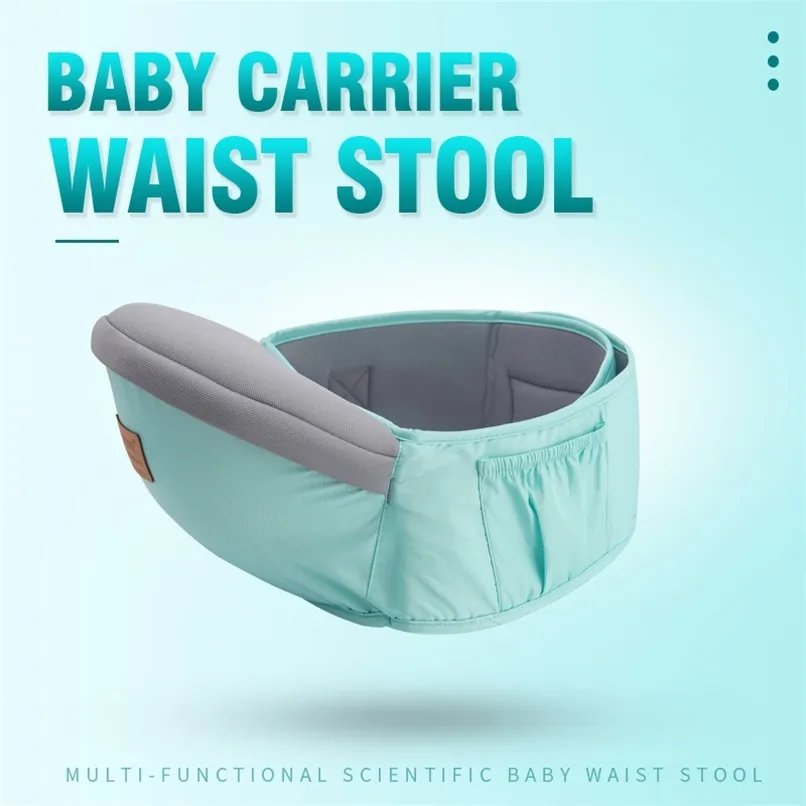 Baby Waist Stool Walkers Baby Sling Hold Waist Belt Backpack Hipseat Belt Kids Adjustable Infant Hip Seat 211025