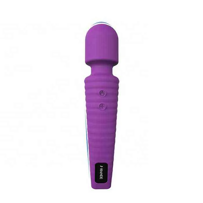 NXY vibrators Shande USB oplaadbare siliconen Max enorme vrouwen Love Vibrator AV Wand 0104