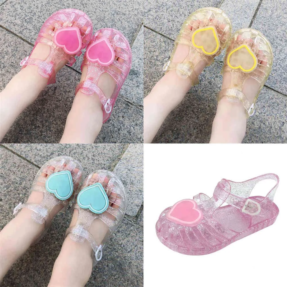 5 paar / dhl kinder mädchen sandalen transparent klare gelee sommer schieber hausschuhe kinder freizeit sportschuhe prinzessin stil party sport strand schuh regen stiefel h41rl4j