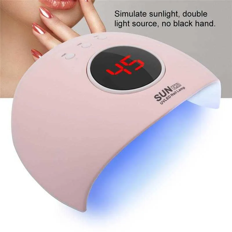 YueMa 120W Lamp Set USB Mini Led SUNX28 Nail Dryer Lamps UV Manicure Tool