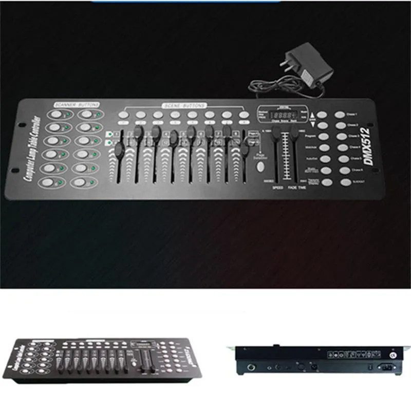 Efeitos 2021! 192 Controlador DMX Luzes Fase DMX512 Console Professional DJ Equipamento 100%