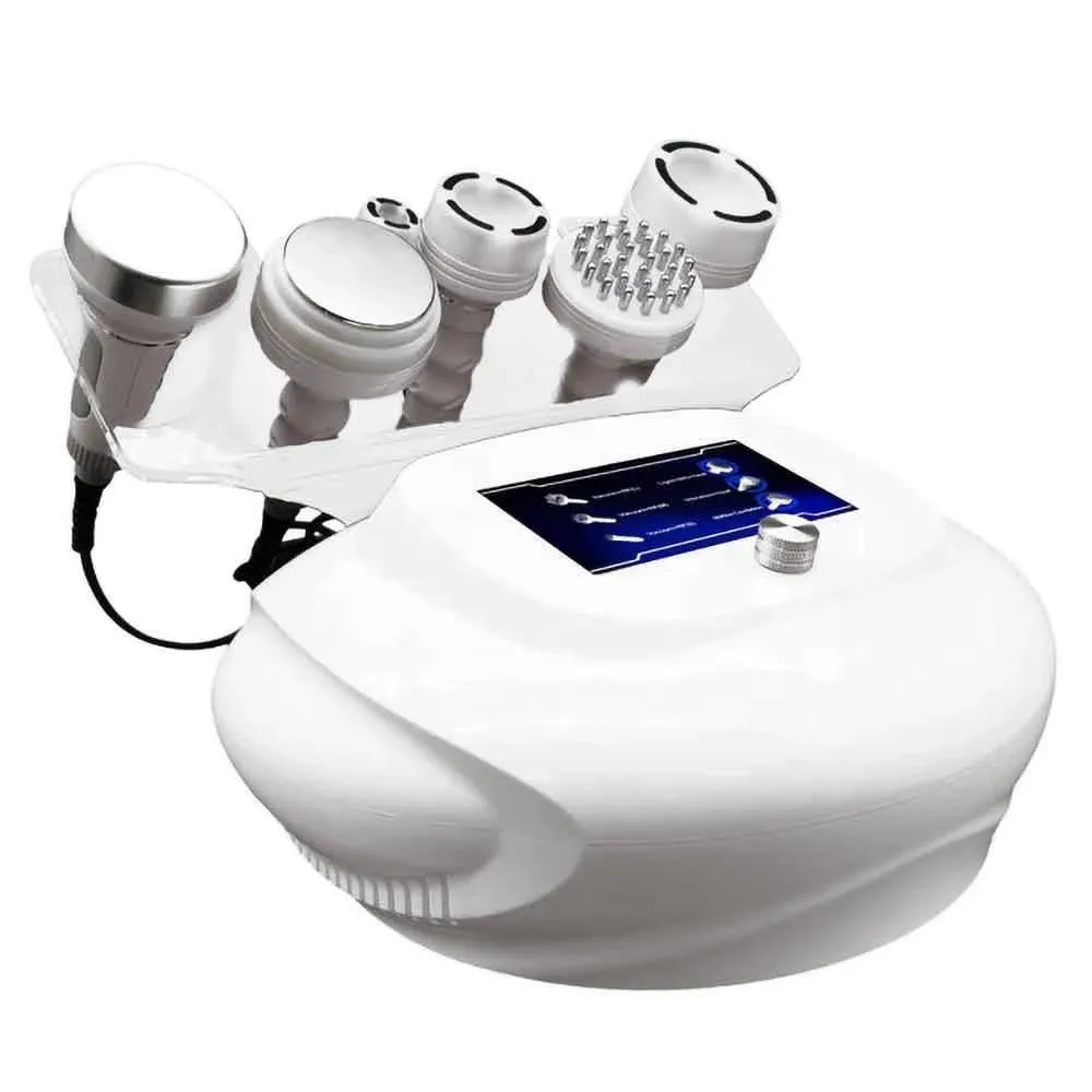 High Quality 6 In 1 Beauty Slimming Vacuum Radio Frequency 80K Ultrasonic Cavitation Machine Body Massage Skin Equipment