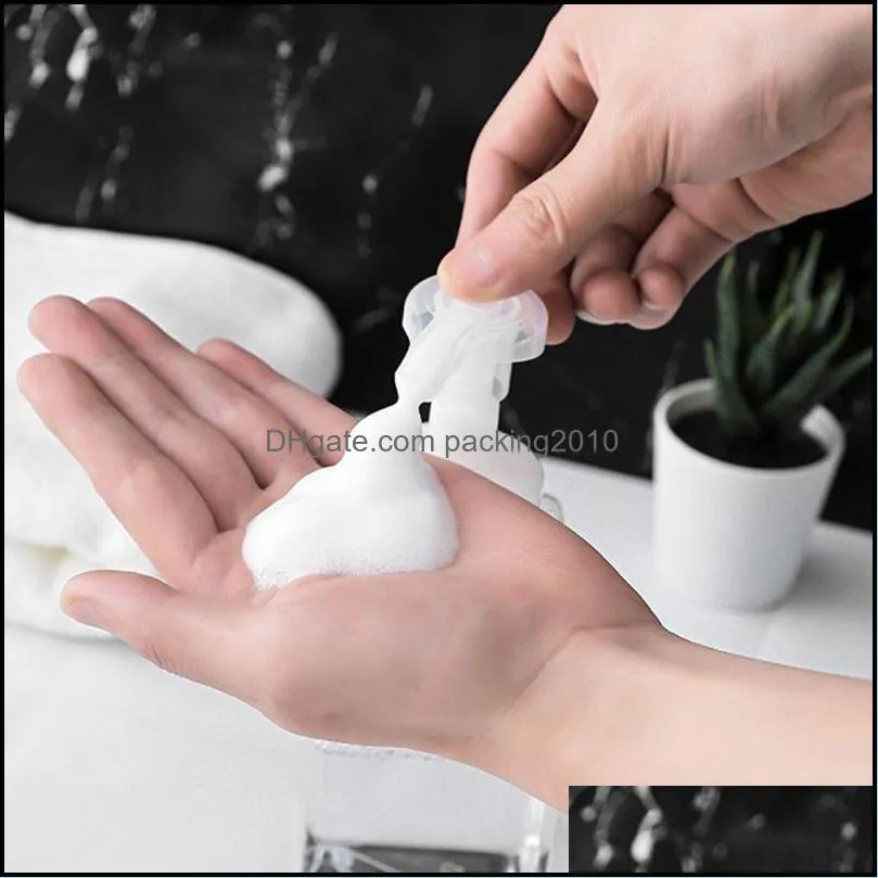 250ml/400ml Foaming Hand Soap Dispensers Press-Type Empty Pump Bottle Liquid Mousses Refillable Containers Facial Cleanser Foame