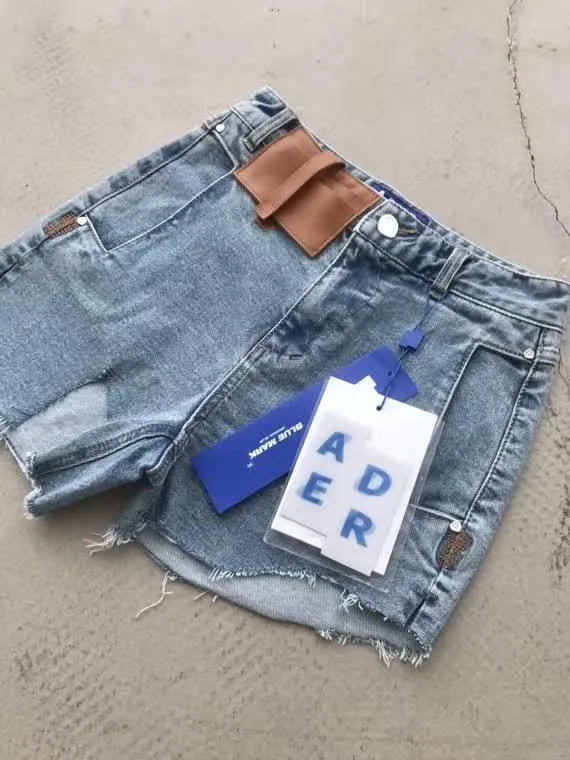 Adererror Ader Error Foschini Denim Shorts High Quality Cotton 