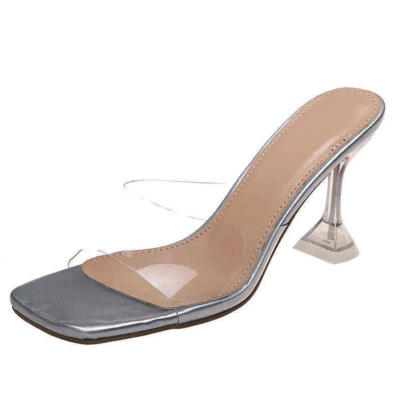 Large women`s shoes summer 2022 women`s thin heels fashion sandals slippers women`s large