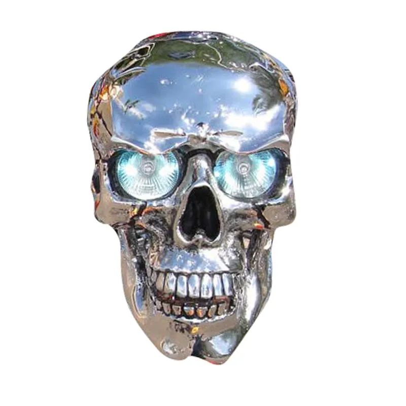 Bike Lights Skull Headlight At Universal LED Motorcycle Decorative Lamp Waterproof Accessory