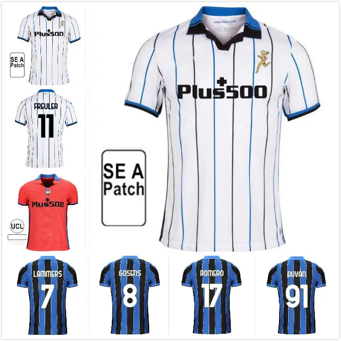 21 22 Atalanta BC Football Jerseys 2021 2022 Duvan Gomez L.Muriel Football Shirts Football Caldara Ilicic Uniforme Pasalic
