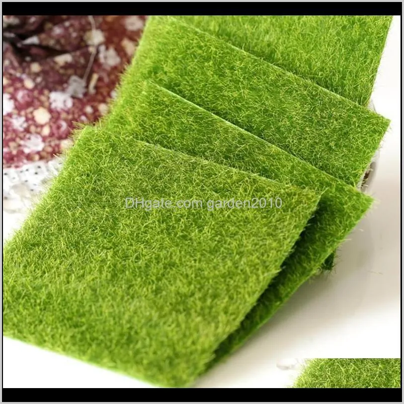 simulation moss lawn turf mat diy micro garden landscape wall ecology ornaments