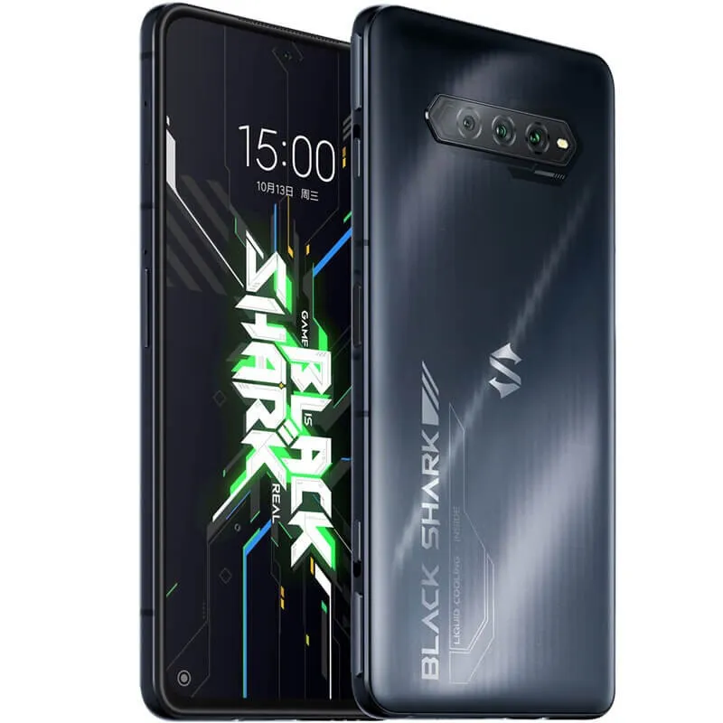 Oryginalny Xiaomi Black Shark 4S 5g Telefon komórkowy Gaming 8 GB RAM 128GB ROM Snapdragon 870 Android 6.67 "Amoled Pełny ekran 48mp AI NFC Identyfikator Facet Papier Filcowy Inteligentny telefon komórkowy