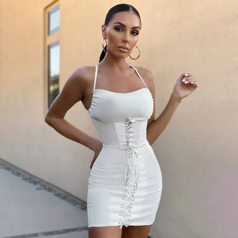 Vestidos De Mujer Minivestidos Ajustados Para Fiesta Trajes De Club Vestidos Elegantes Vestido Con Corse De Vendaje Frontal Ropa Gotica De Verano Harajuku De 34 79 DHgate