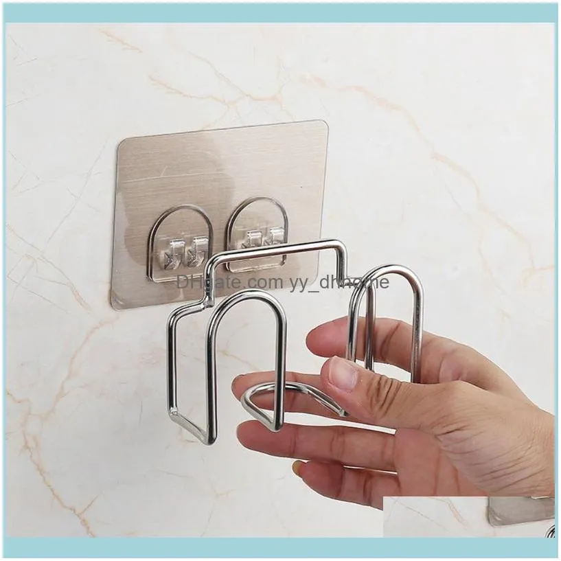 Strong Wall Mounted Strong Adhesive Hook Nail-free Chopping Board Holder Hanger Storage Rack Sticky Hook for Bathroom Kitchen1