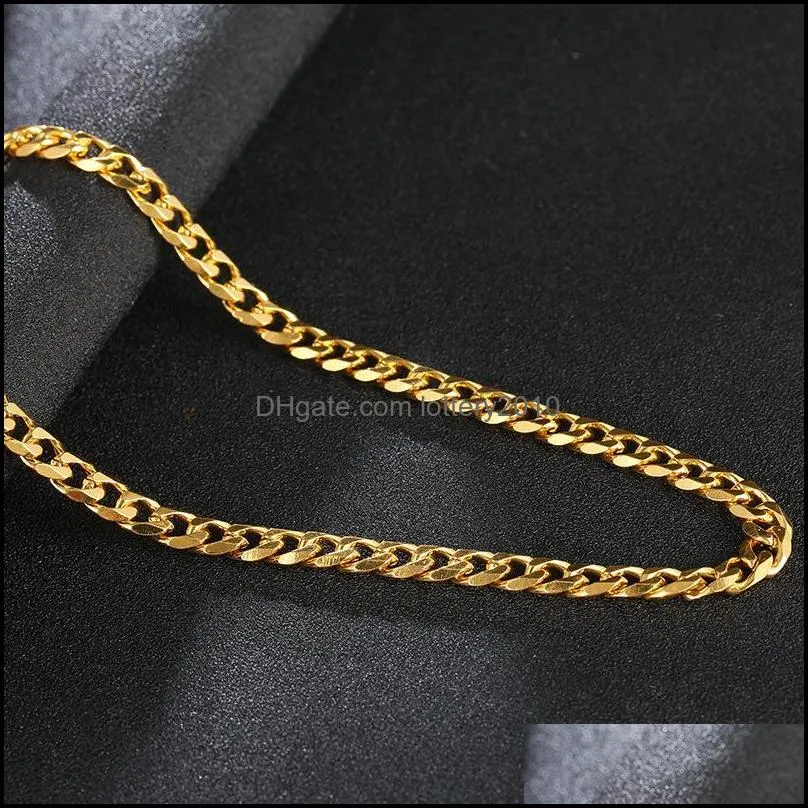 Pendant & Pendants Jewelrywholesale 8Mm Width Stainless Steel Men Necklace Man Aessories 75Cm Length Male Curb Cuban Link Chains Mens Neckla