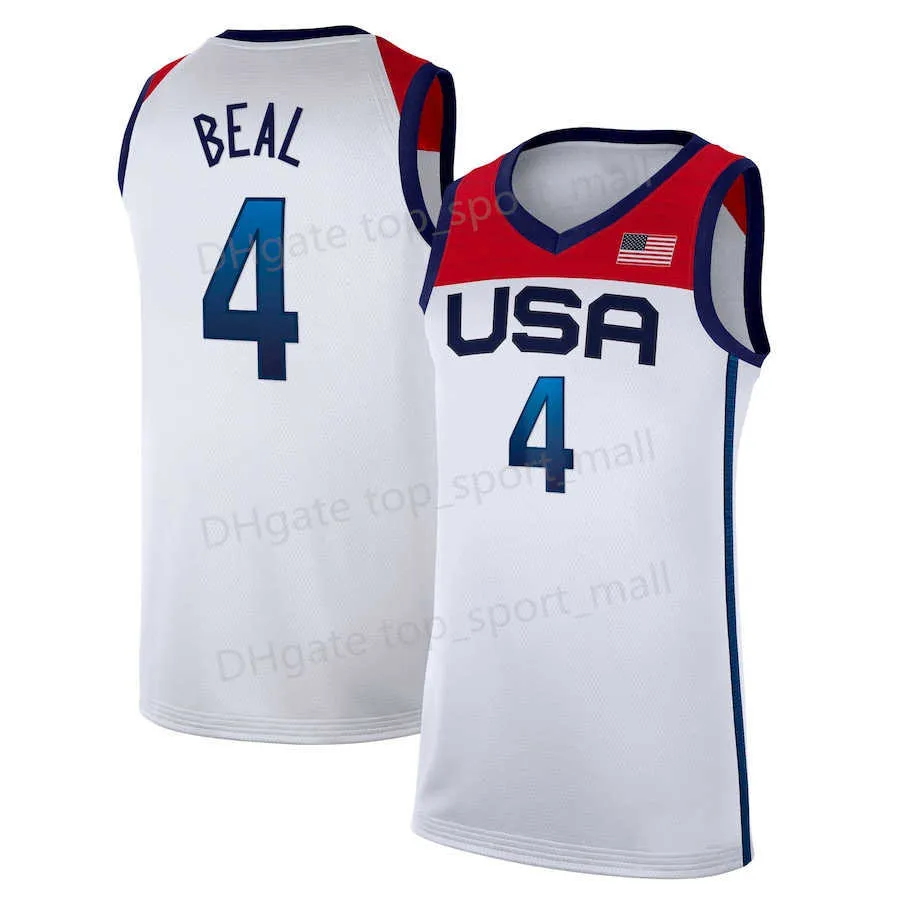 Basketball Jerseys for Men USA 2024 Summer Team Jerami Grant 9 Kevin Love 13 Bam Adebayo Draymond Green Jrue Holiday Khris Middleton