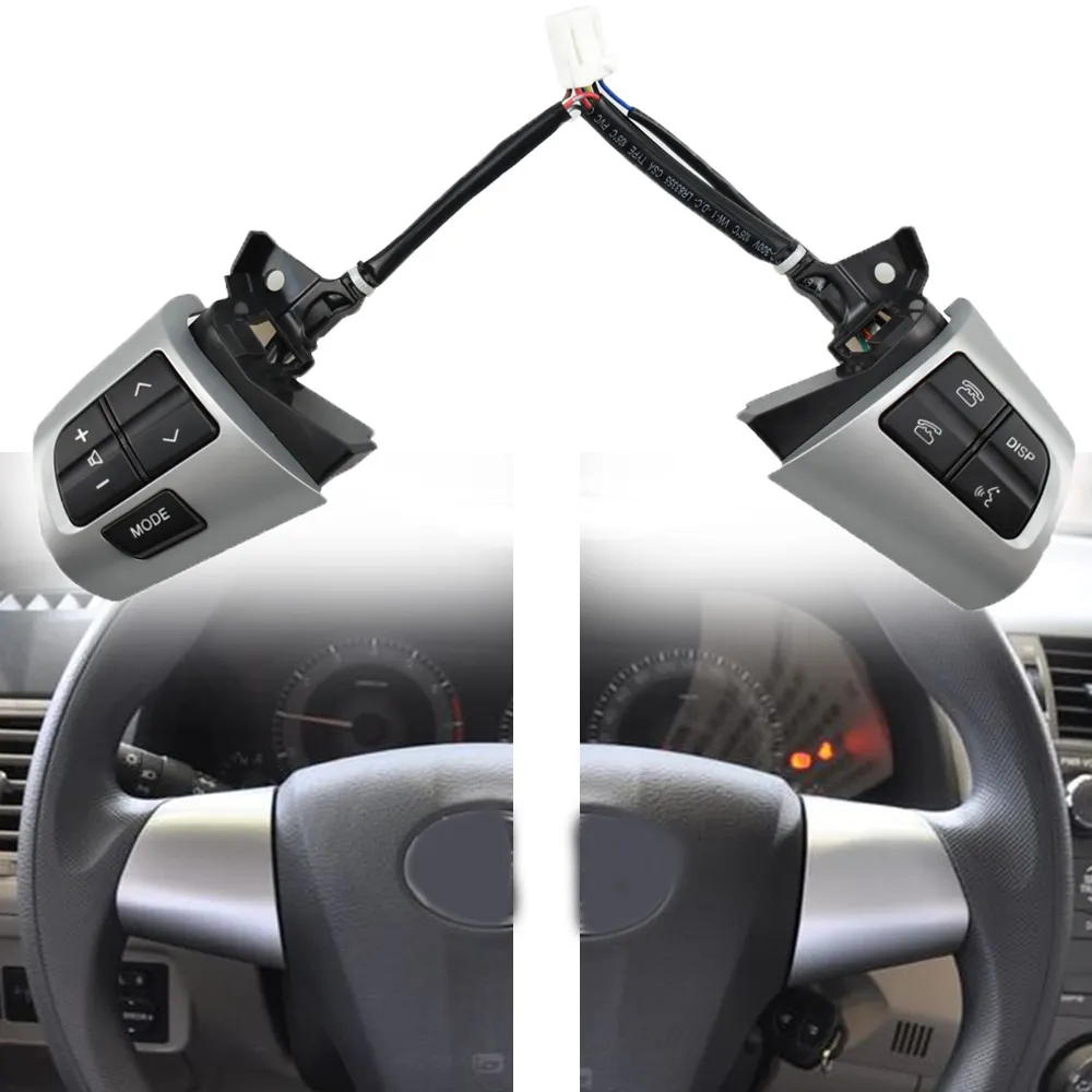 Pad Audio Radio Switch Steering Wheel Control Button 84250-02230 for Toyota Corolla 2006-2014