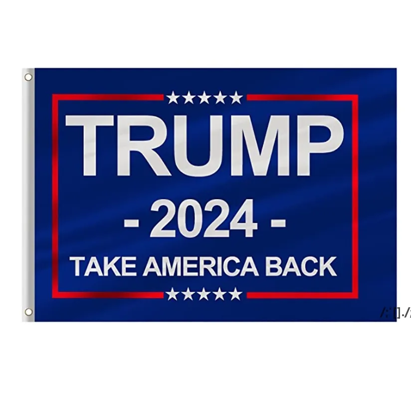 Трамп 2024 флаг взять американский задний полиэстер Сохранить американский баннер флаги Внутренний открытый GWF13159