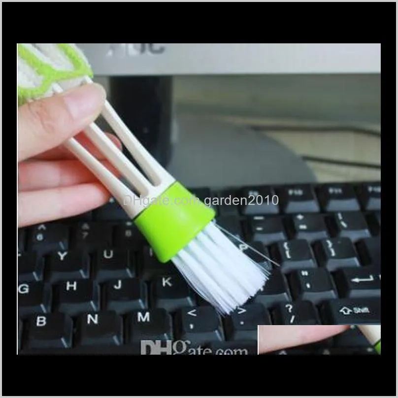 car air vent cleaning brush automotive air conditioner cleaner and brush, dust collector cleaning cloth tool for keyboard window