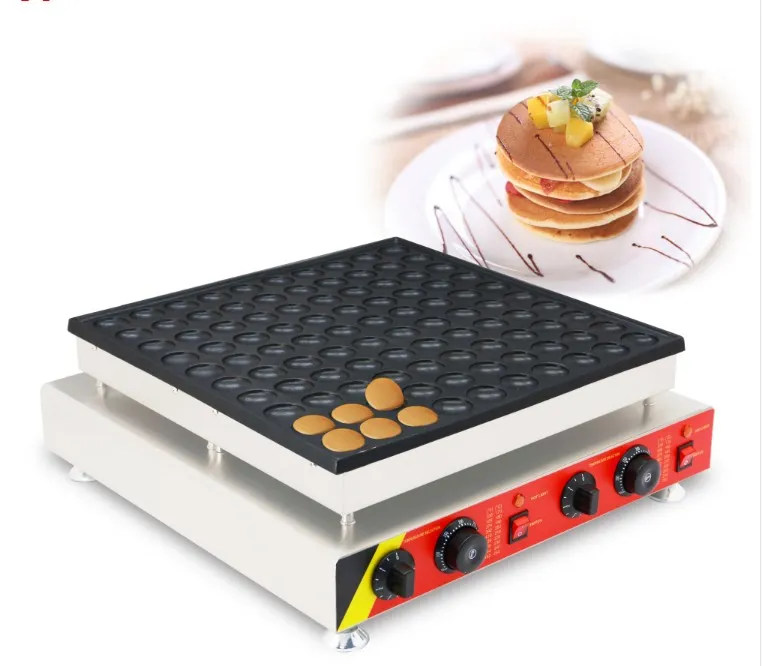 Equipamento de processamento de alimentos NP-545 Commercial Poffertjes Grill Electic Mini Panqueca Scone Cake Pan Maker Waffle Bolos Snack Equipamento