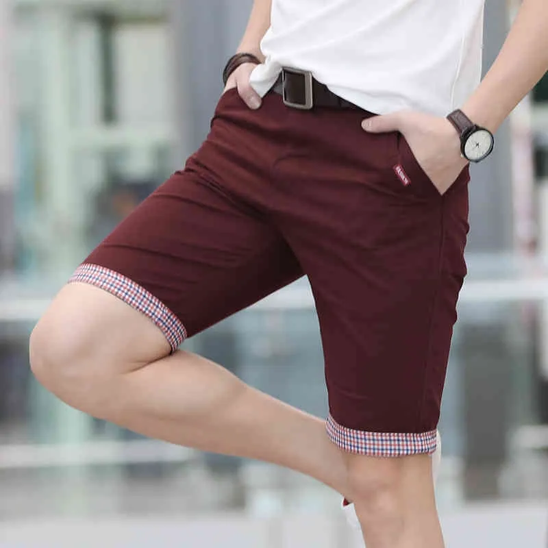 Mens High Quality Cotton Summer Shorts Para Hombre Comfortable