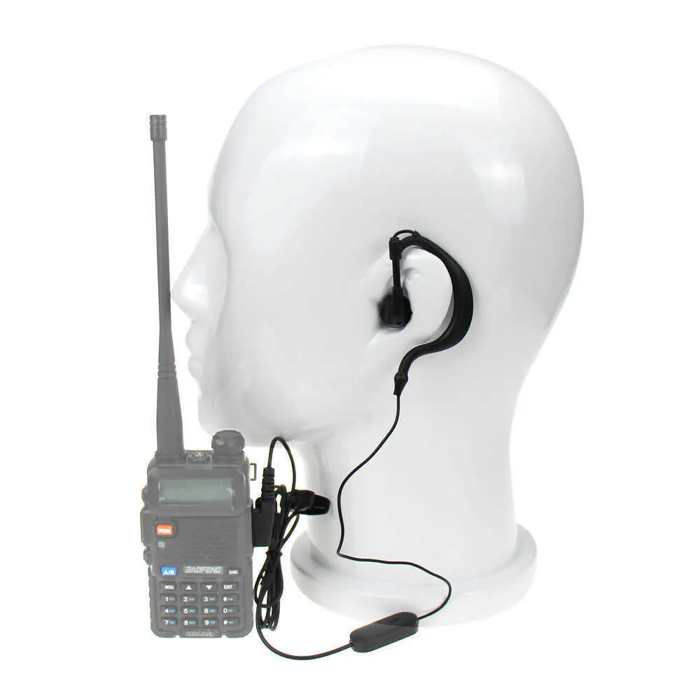 Baofeng UV-5R Walkie Talkie Headphone K Plug Headsets For Baofeng UV5R BF-888S
