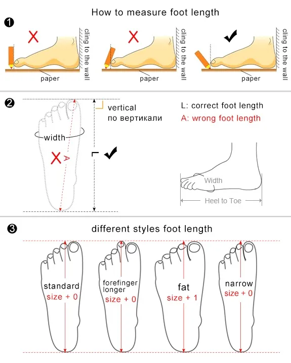 foot length-