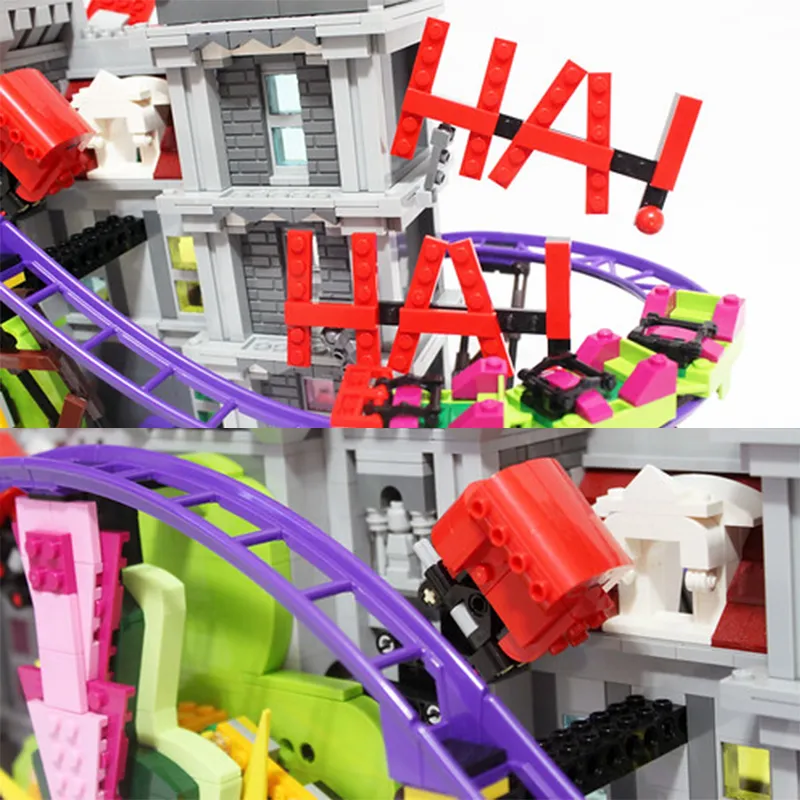 LEPIN Block 07090 The Joker Manor Playground Building Blocks