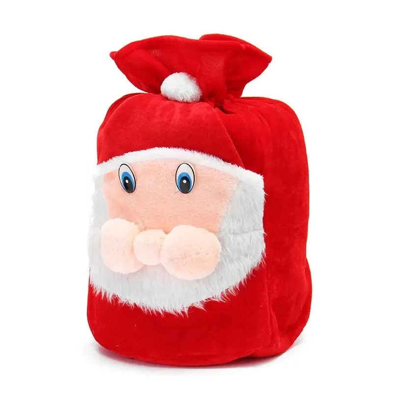 Bolsa de dulces de regalo de Papá Noel para decoración del hogar, fiesta de Navidad, juguetes de regalo para niños