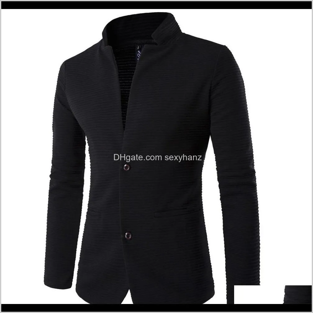 male clothes black coat men spring winter jacket for singer dancer performance prom dress show party nightclub outdoors plus size