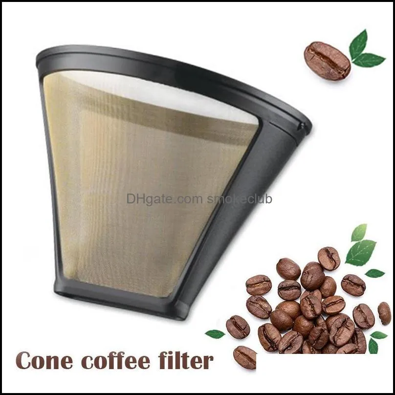 Coffee Filters Stainless Steel Filter Strainers Reusable Dripper Handmade Accessories For Home Office