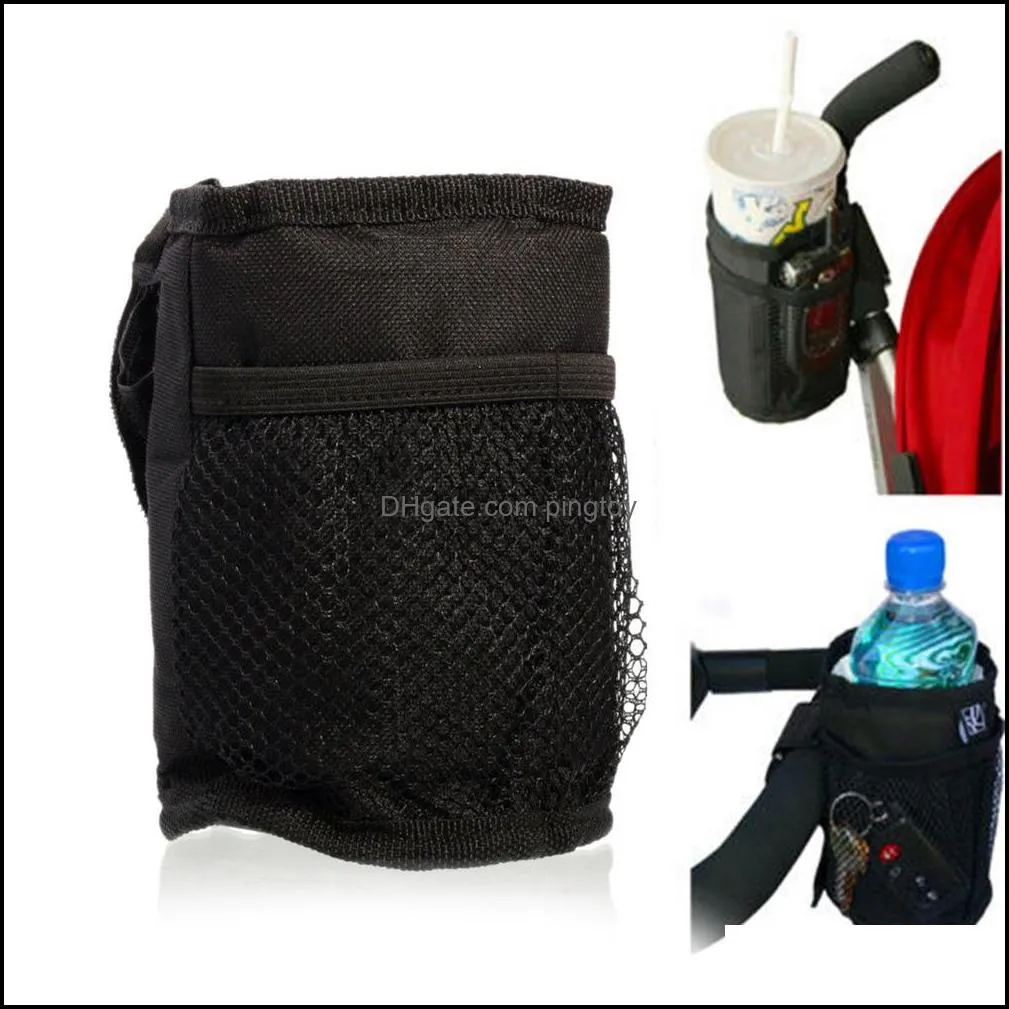 Baby Stroller Water Bottle Holder Infant Stroller Insulated Cup Holder Drink Keys Phone Holder Organizer Accessories