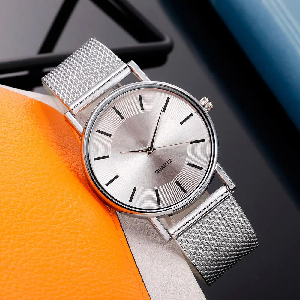 Случайные женские часы часов кварцевые часы и силиконовый браслет цвета пять