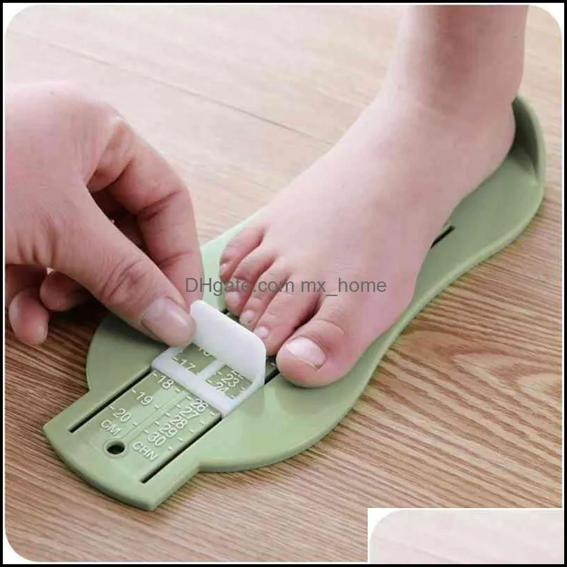 Abs Baby Foot Measuring Gauge 3 Measure Baby Nail Care Infant Foot Ruler Kids Length Calculator Nail Care