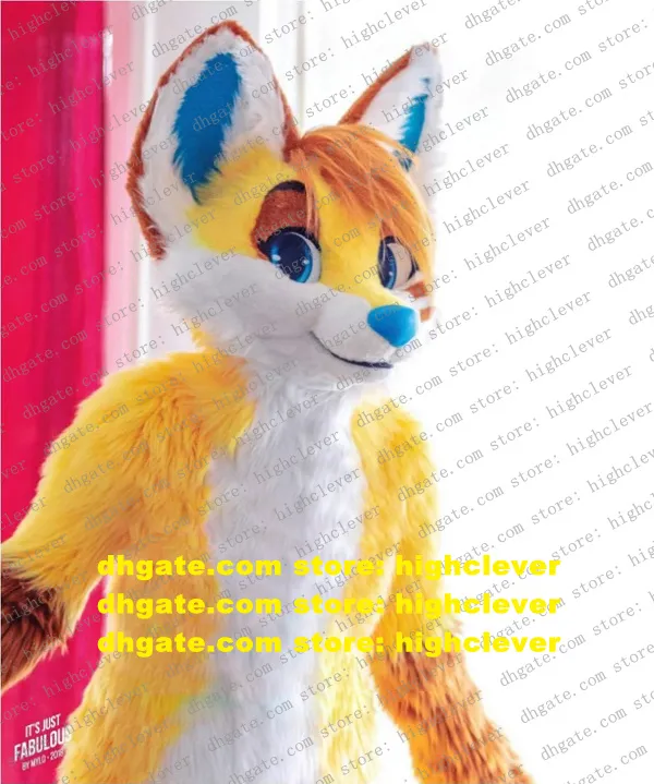 1pc Yellow Fox-shaped Plush Animal Toy, Cute Cartoon Super Soft