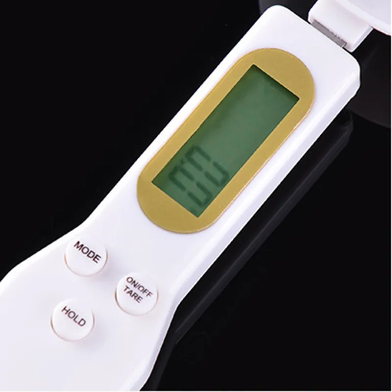 500g/0.1g LED Digital Kitchen Scale Kitchen Tool Electronic Cooking Food Weight Measuring Spoon Coffee Tea Sugar Weighing Spoons Scales Baking Supplies HY0307