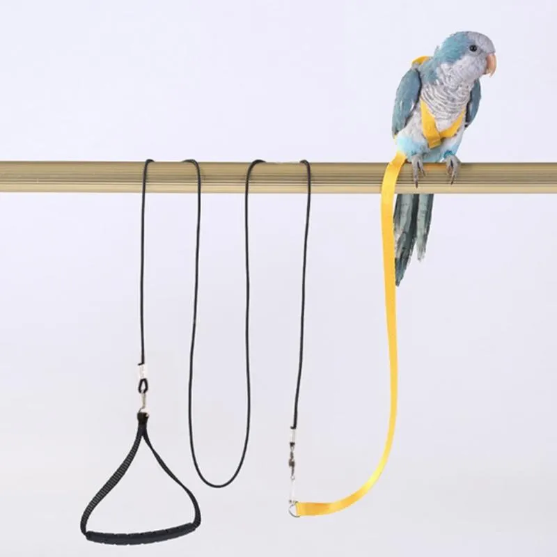 Other Bird Supplies T84E Portable Outdoor Premium Training Rope Adjustable Flying With Cute Wing Anti-bite Durable