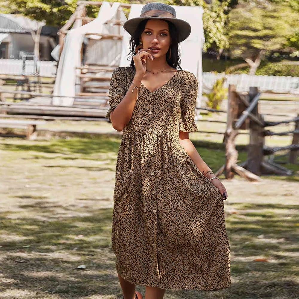 retro leopard print dress Spring Tulle Dress, Leopard Print Dress, Chiffon Dress Vintage Leopard,  Fairy Plus Size Dress, Bohemian Boho Maxi Dress, Ethereal Dress