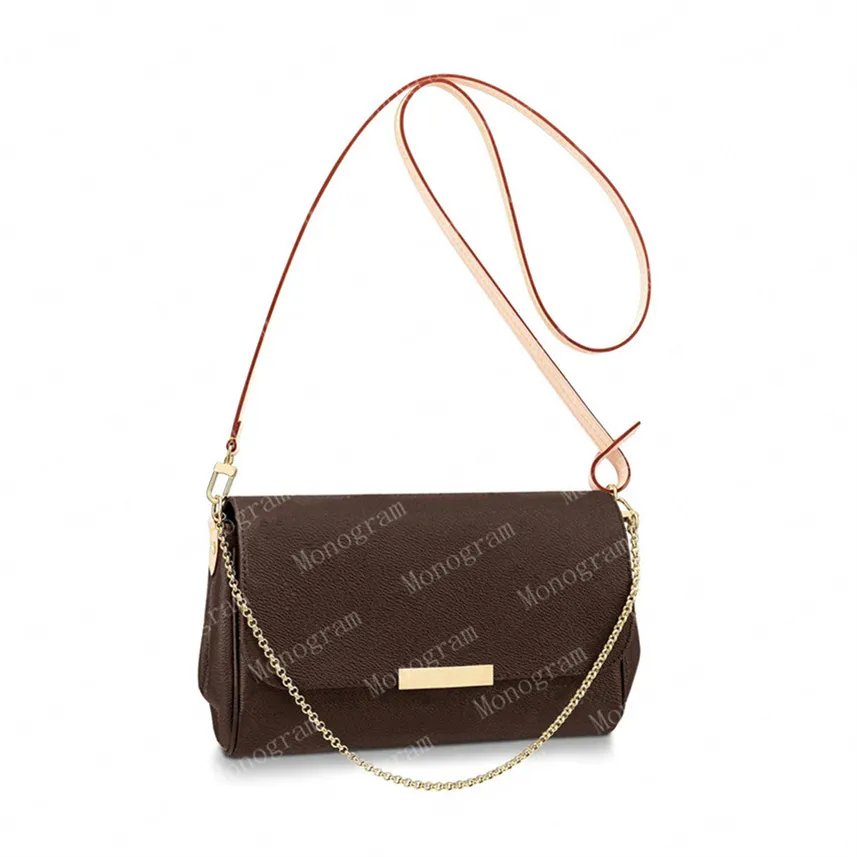 2023 bolsos favoritos Bolsos de hombro Bolsos de embrague Bolsas Bolsas Bolsas Mujeres Mujeres Damier Tarjetas Cadena Fashion Chain Boquera 40718 41129 #JJ01