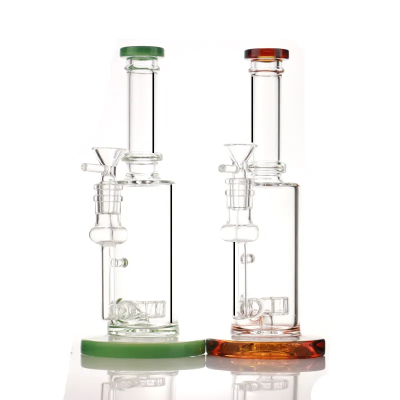 Mini Hookahs Glass Bong 9.5 pulgadas Classics Bongs Bubbler Tubería de agua portátil con accesorios Dab Rig