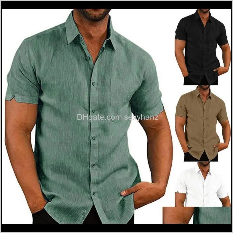 new white shirt men streetwear casual shirts summer short sleeve turn-down collar slim fit beach blouse tops camisa masculina1