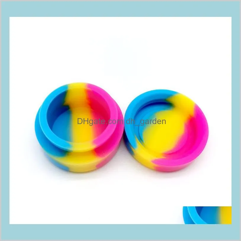 5ML Round Silicone Container Jars Dabs