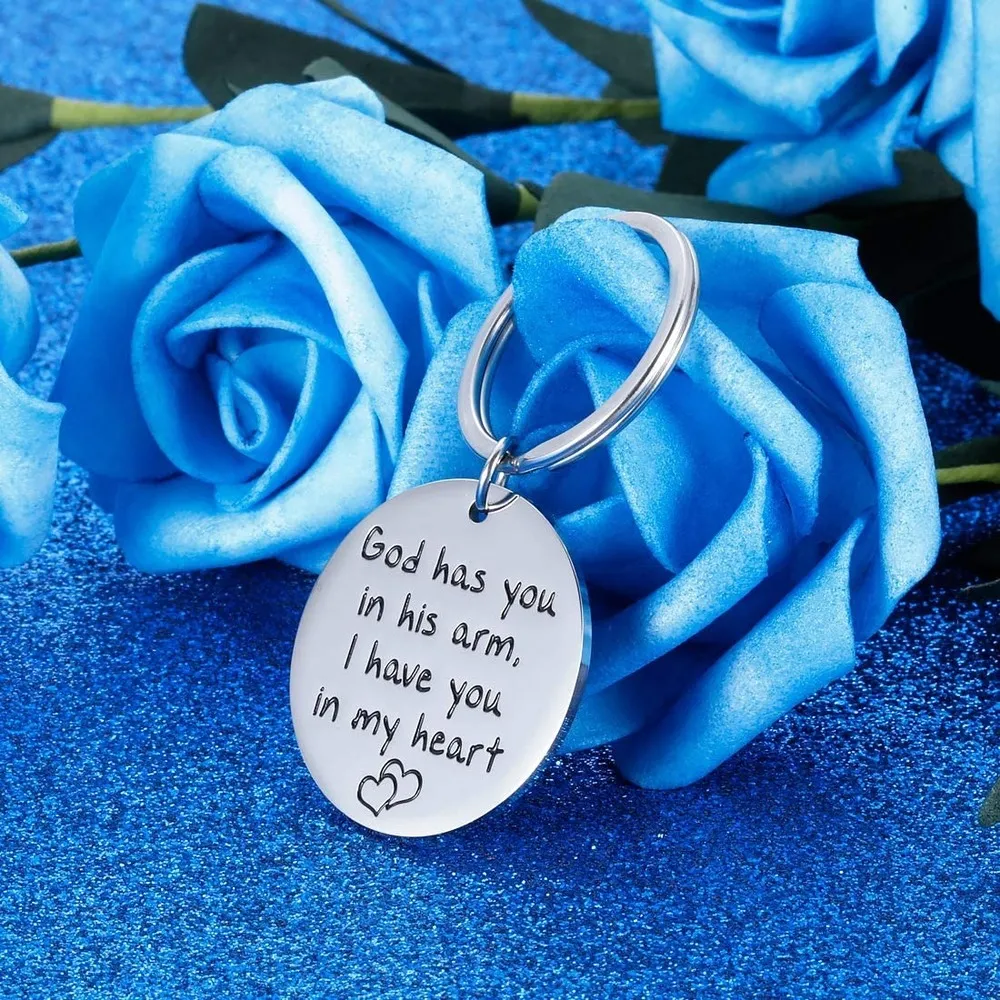 10 Teile/los Memorial Geschenke Schmuck Schlüsselanhänger für Mama Papa Opa Oma Beerdigung Geschenk in Erinnerung an Tochter Sohn Schwester Bruder beste Freundin