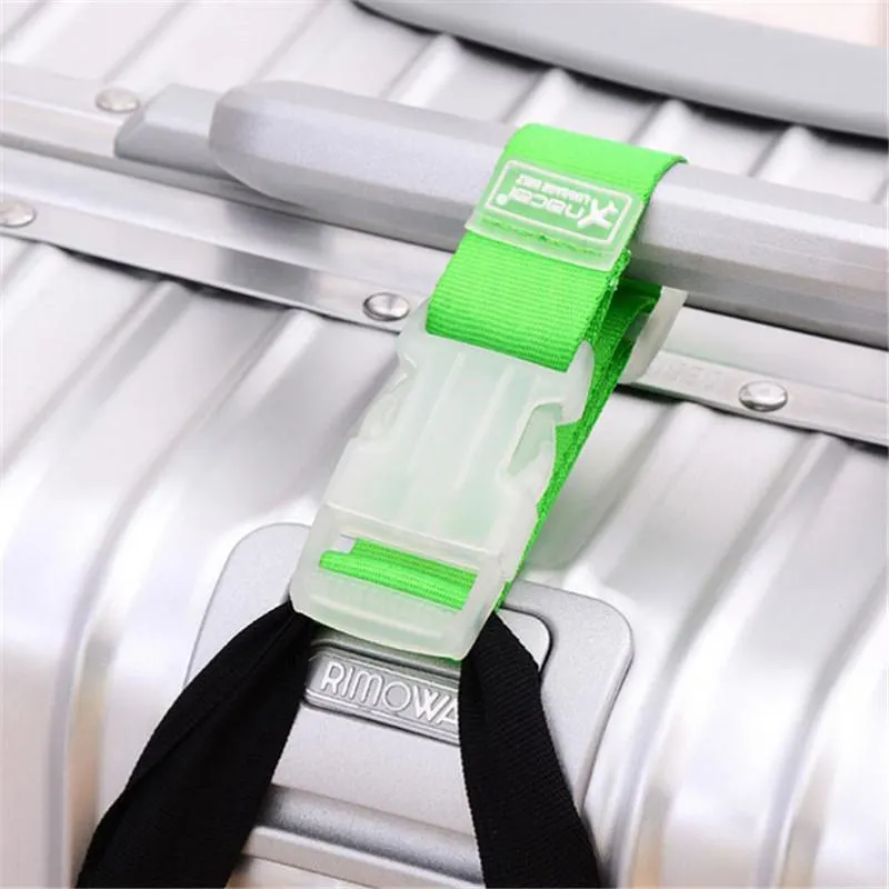 Bag Parts & Accessories Luggage Suitcase Bags Hang Buckle Portable Travel Hanging Belt Anti-lost Clip Add-a-Bag Strap For
