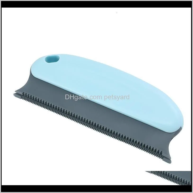 pet cat comb brush shell shaped clothes hair removal comb dog grooming deshedding tools household bed sofa hair removal comb 48 p2