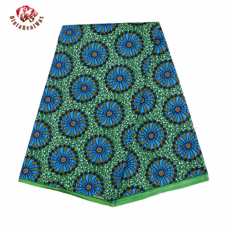 Ankara-African-Polyester-Wax-Prints-Fabric-Bule-Binta-Real-Wax-High-Quality-6-yards-African-Fabric