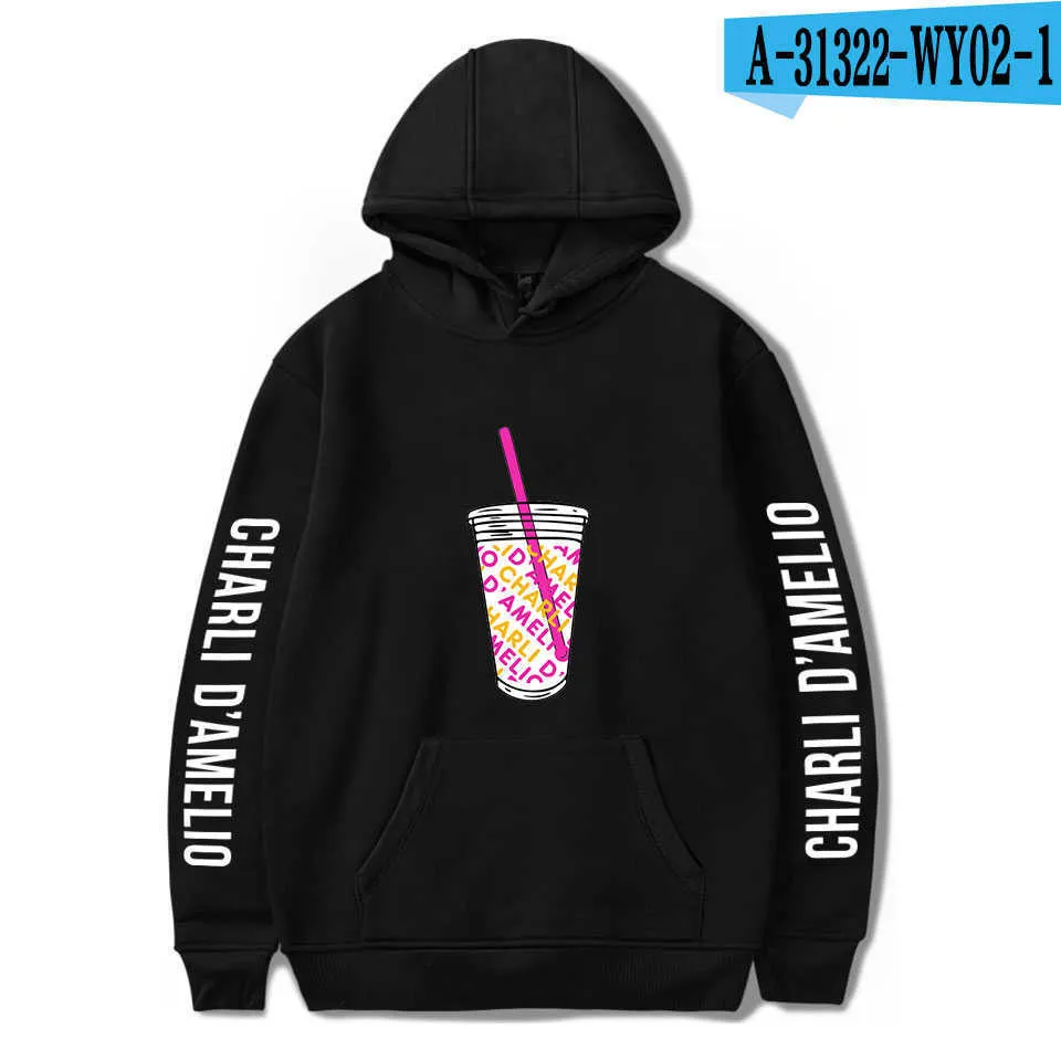Charli Damelio Felpe Con Cappuccio Felpe Oversize Uomo Donna