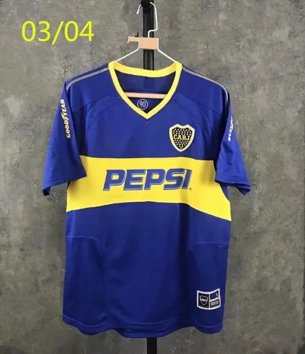 ボカジュニアレトロサッカージャージ＃10マラドーナ クラシック